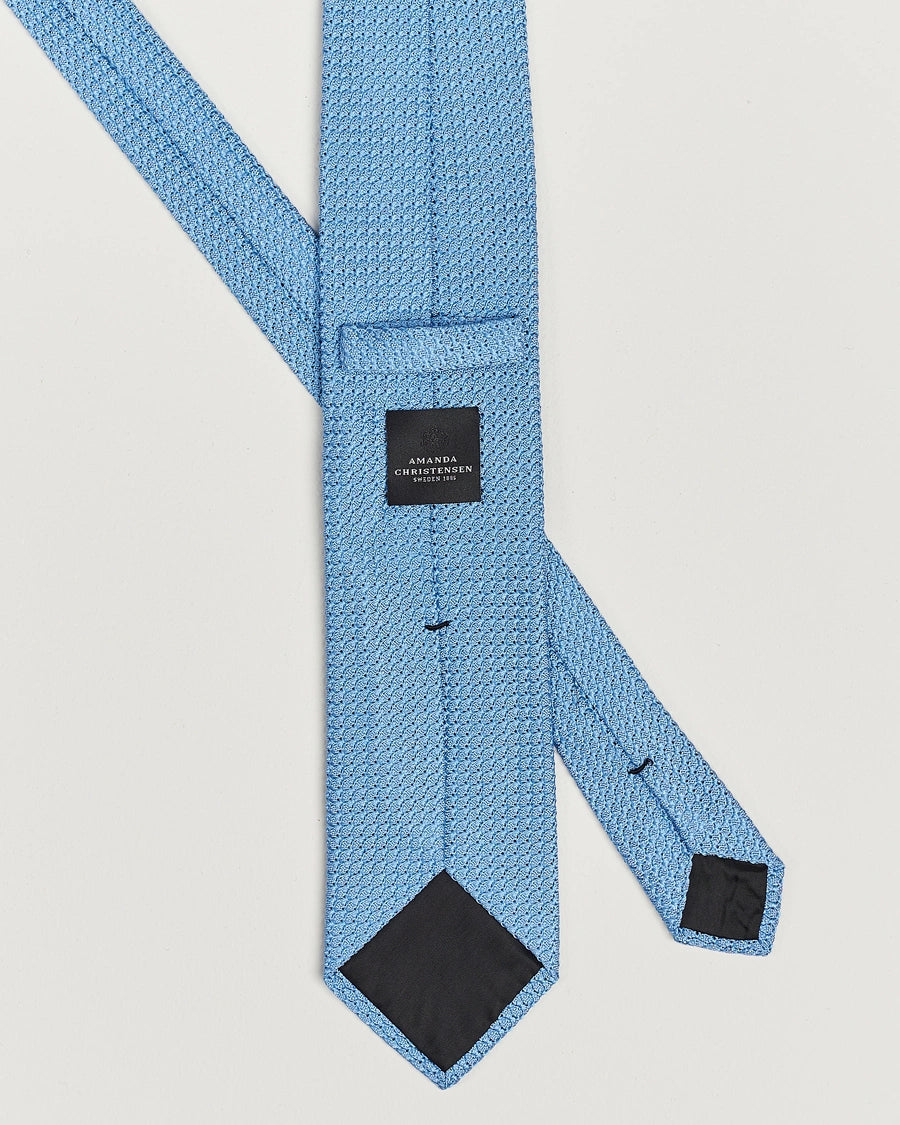 Sky Blue Grenadine Grossa Lined Silk Tie