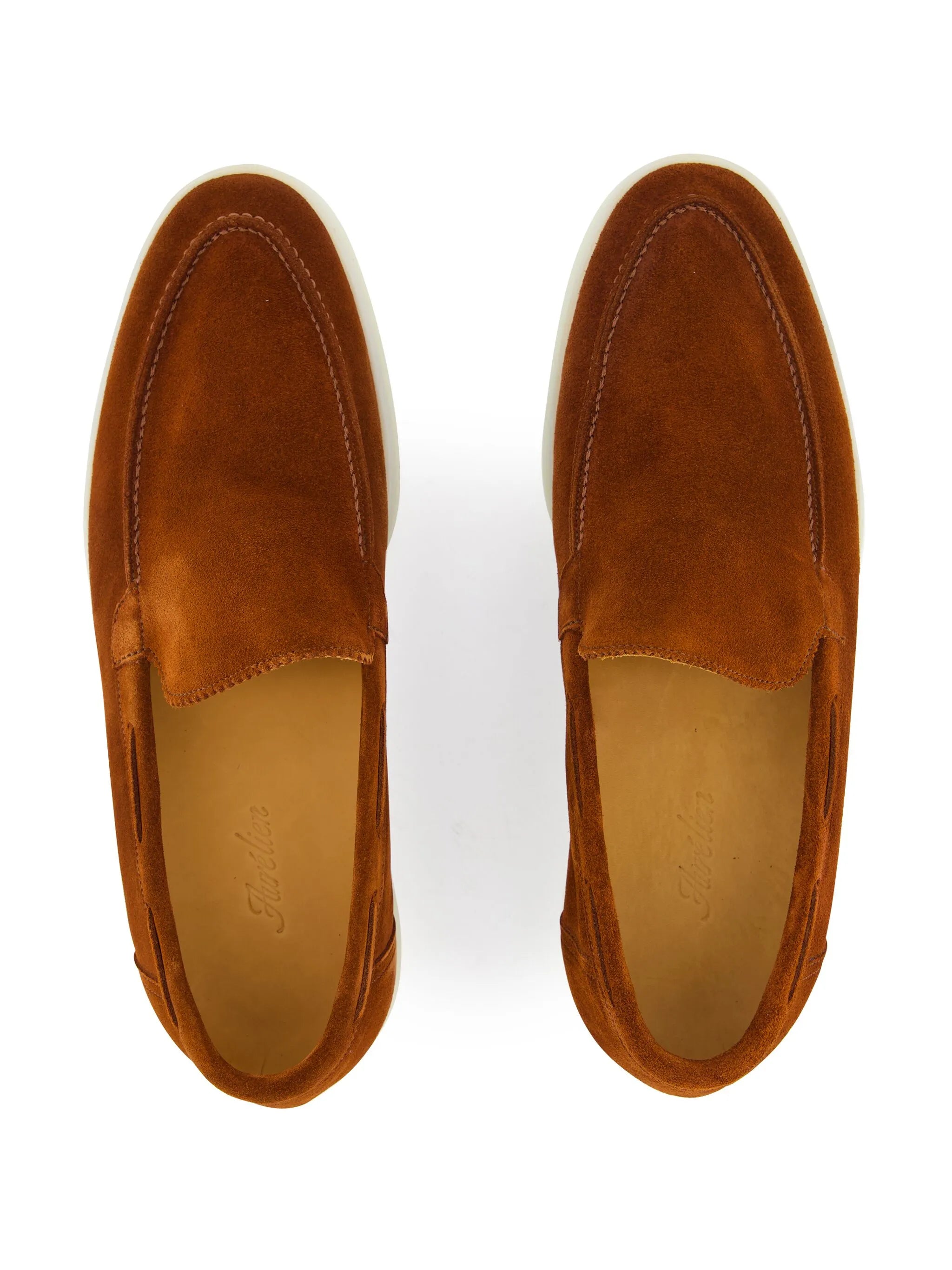 Cinnamon Suede Yacht Loafer