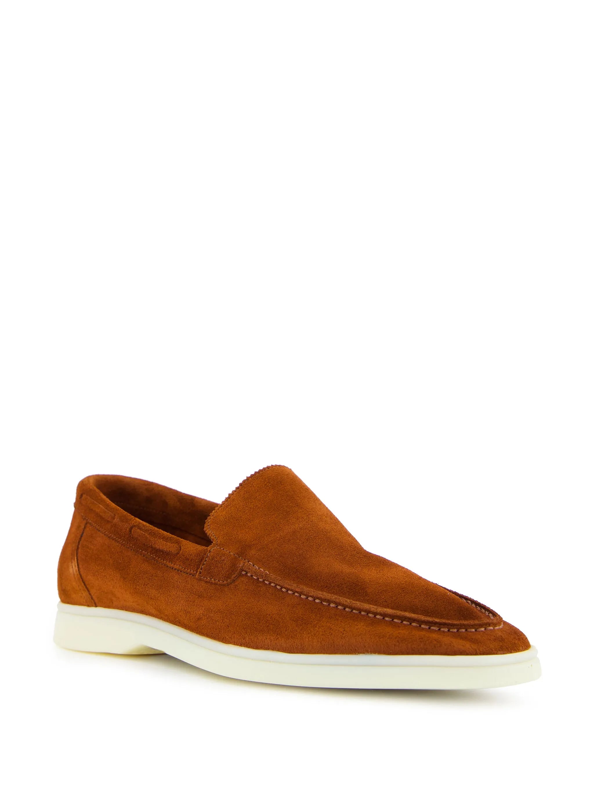 Cinnamon Suede Yacht Loafer