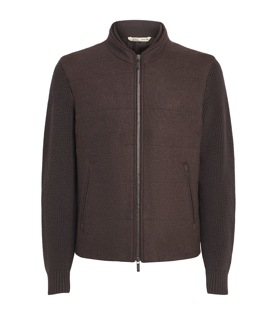 Brown Brenta Sleeve Blouson
