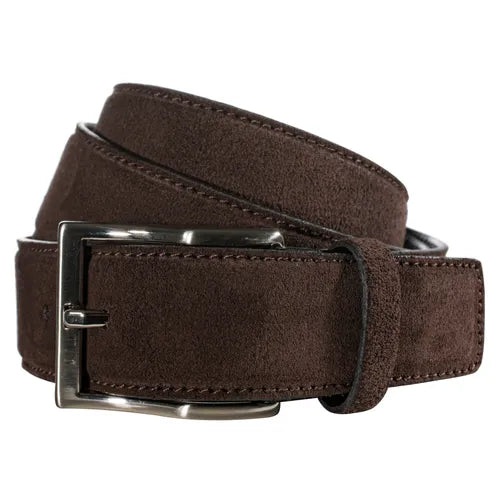 Brown Suede Belt