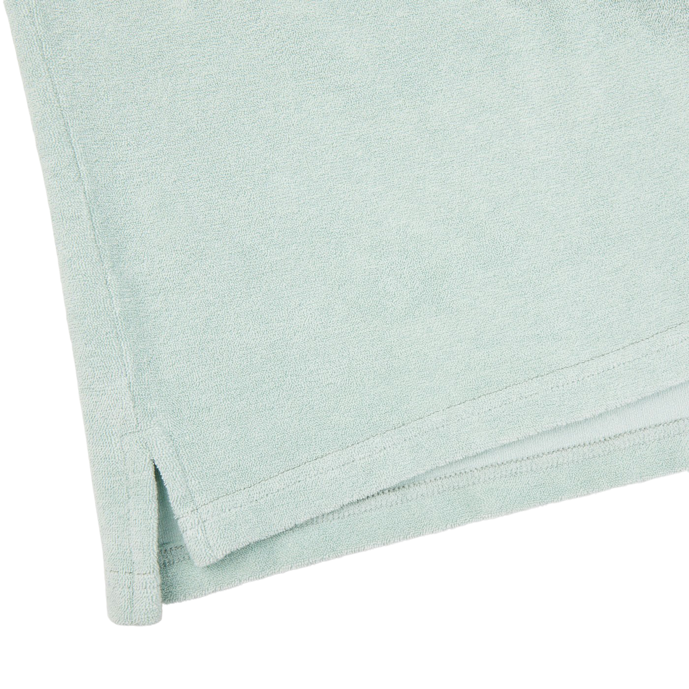 Altea Mint Green Organic Towelling Cotton Polo Shirt Edge