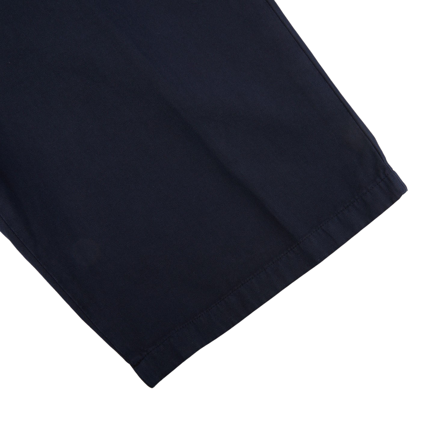 Altea Navy Cotton Linen Bermuda Shorts Cuff