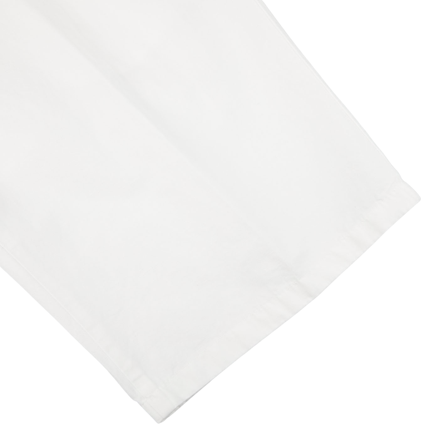 Altea White Cotton Linen Bermuda Shorts Cuff