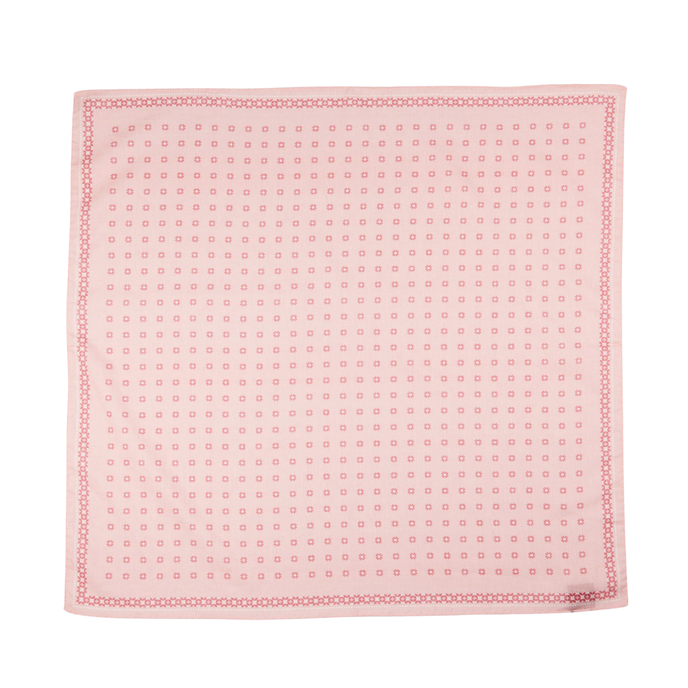 Amanda Christensen Pink Flower Printed Cotton Bandana Print