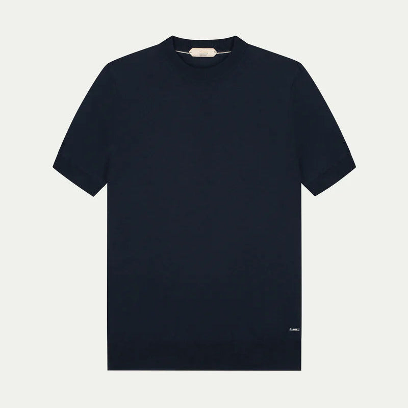 Navy Cashwool T-Shirt