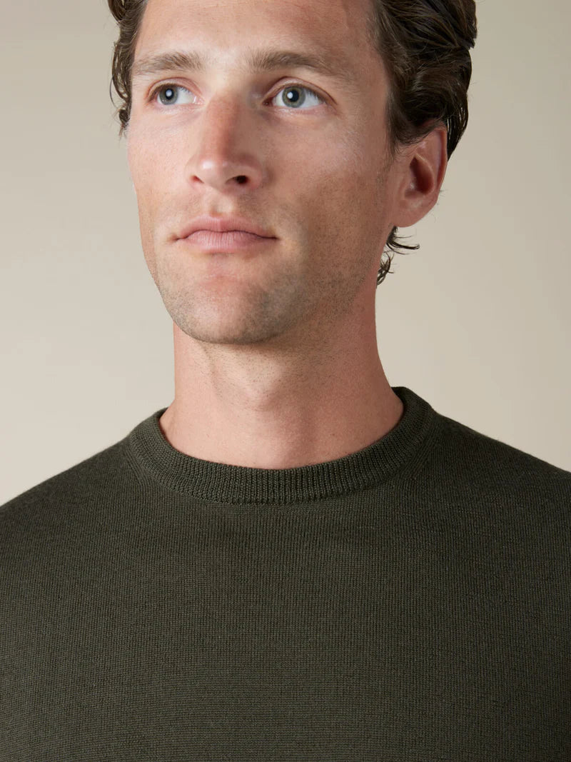 Olive Cashwool T-Shirt