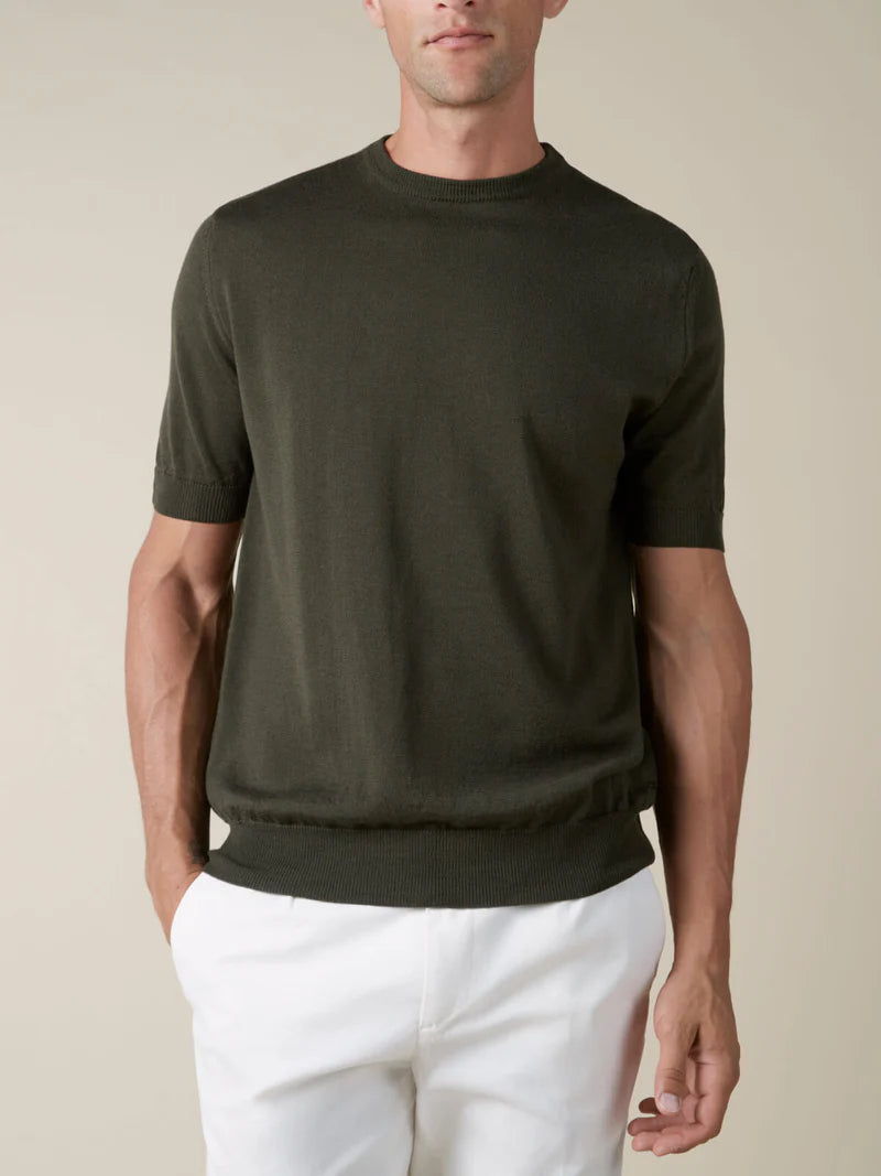 Olive Cashwool T-Shirt