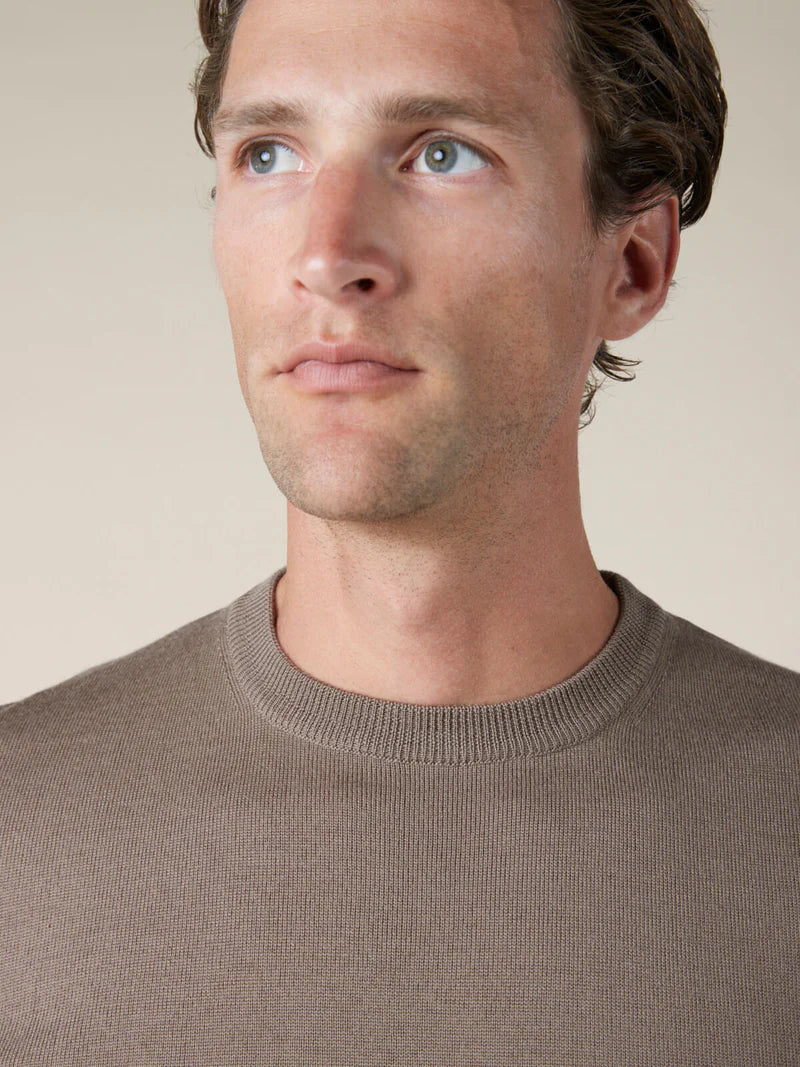 Taupe Beige Cashwool T-Shirt