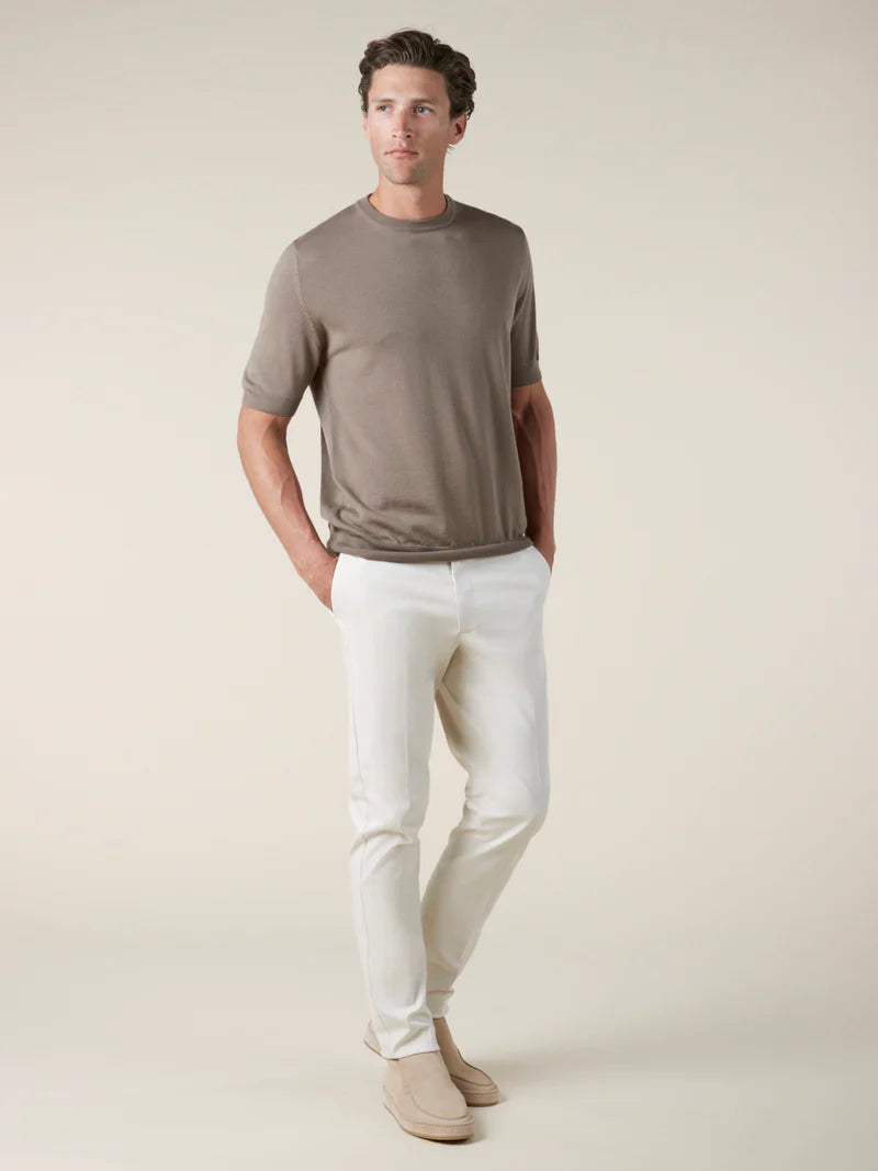 Taupe Beige Cashwool T-Shirt