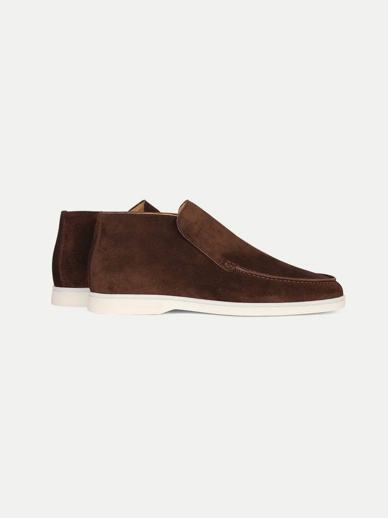 Chocolate Softey Suede City Loafer