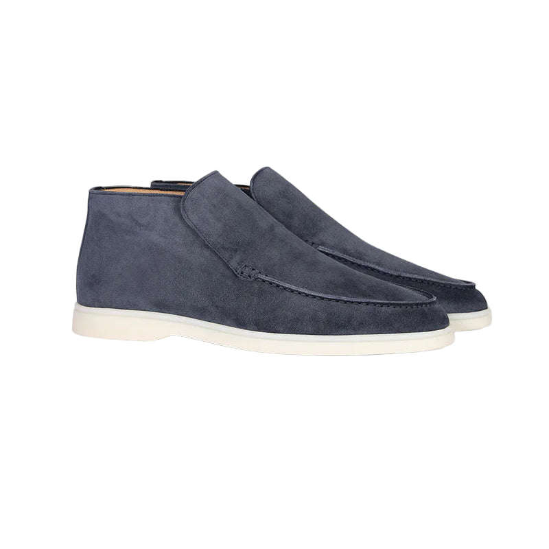 Steel Blue Softey Suede City Loafer