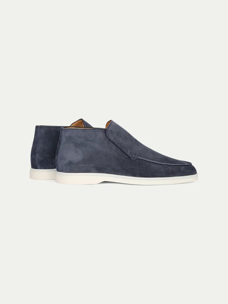 Steel Blue Softey Suede City Loafer
