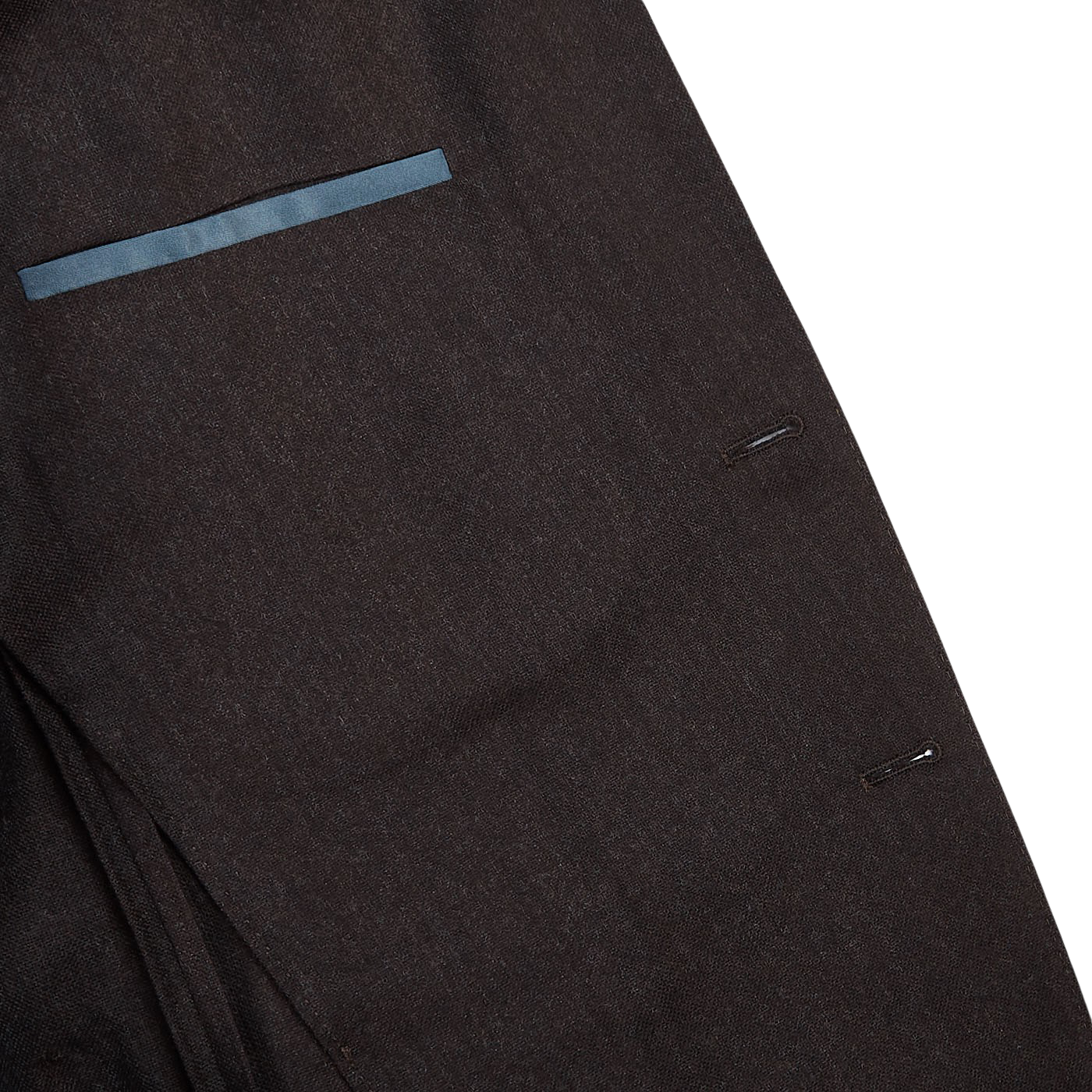 Boglioli Brown Grey Virgin Wool Hopsack K Jacket Inside