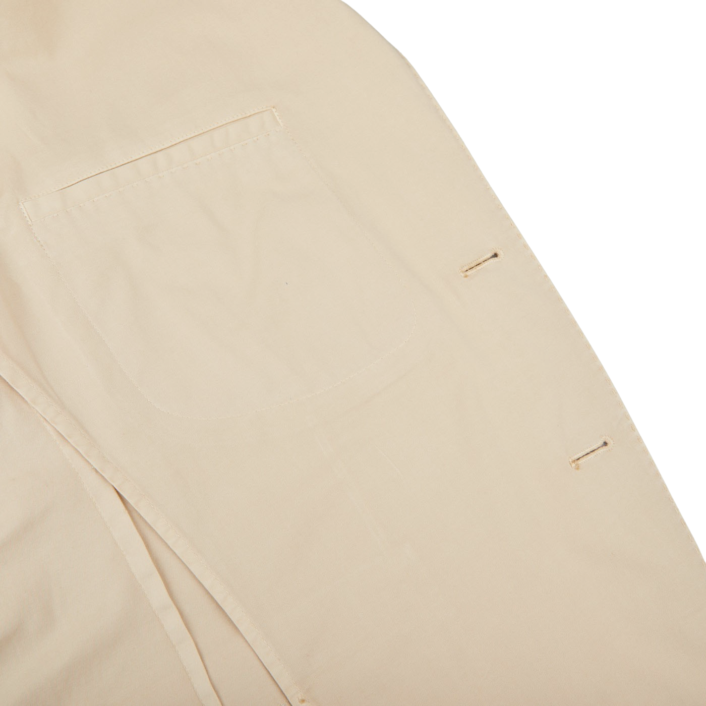 Boglioli Light Beige Washed Cotton K-Jacket Inside