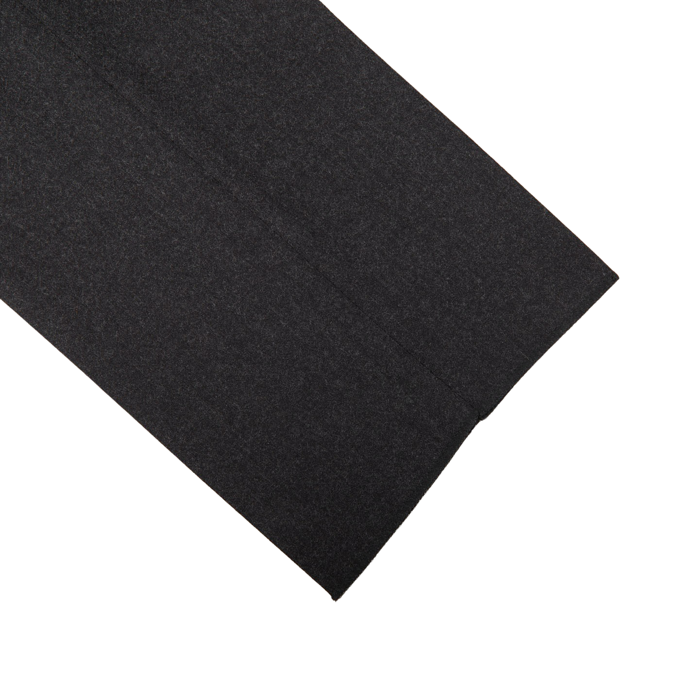 An image of Boglioli Charcoal Grey Wool Flannel K Suit slacks on a white surface.
