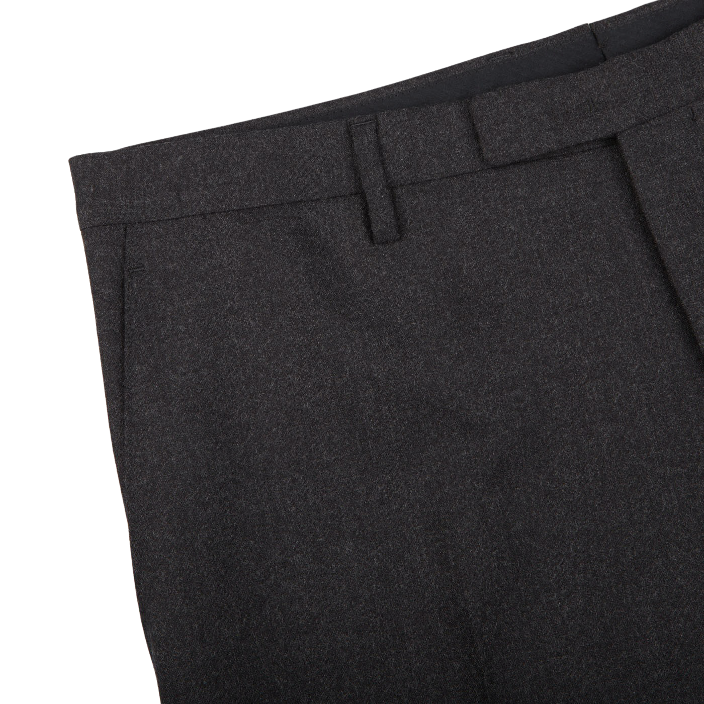 Charcoal Grey Wool Flannel K Suit | Boglioli - gallery image 1.