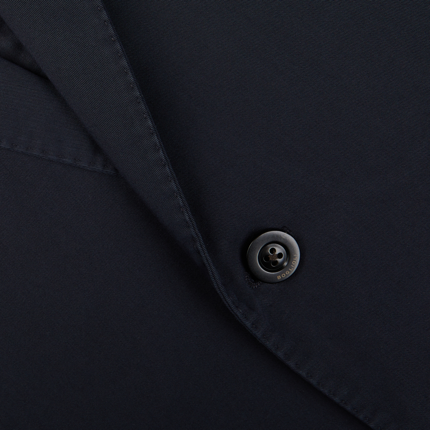 Navy Blue Washed Cotton K Jacket