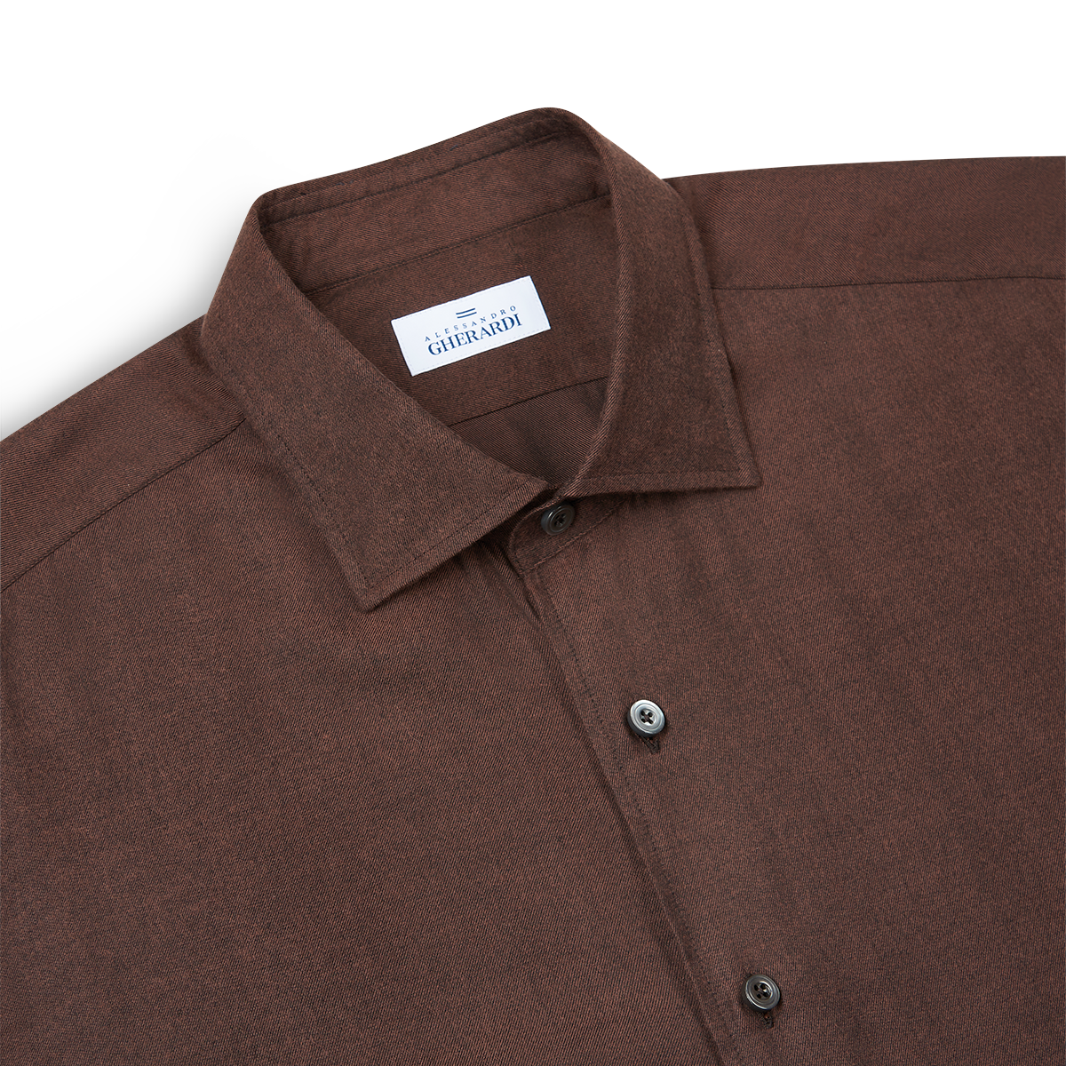 Brown Viscose Ultralight Flannel Casual Shirt