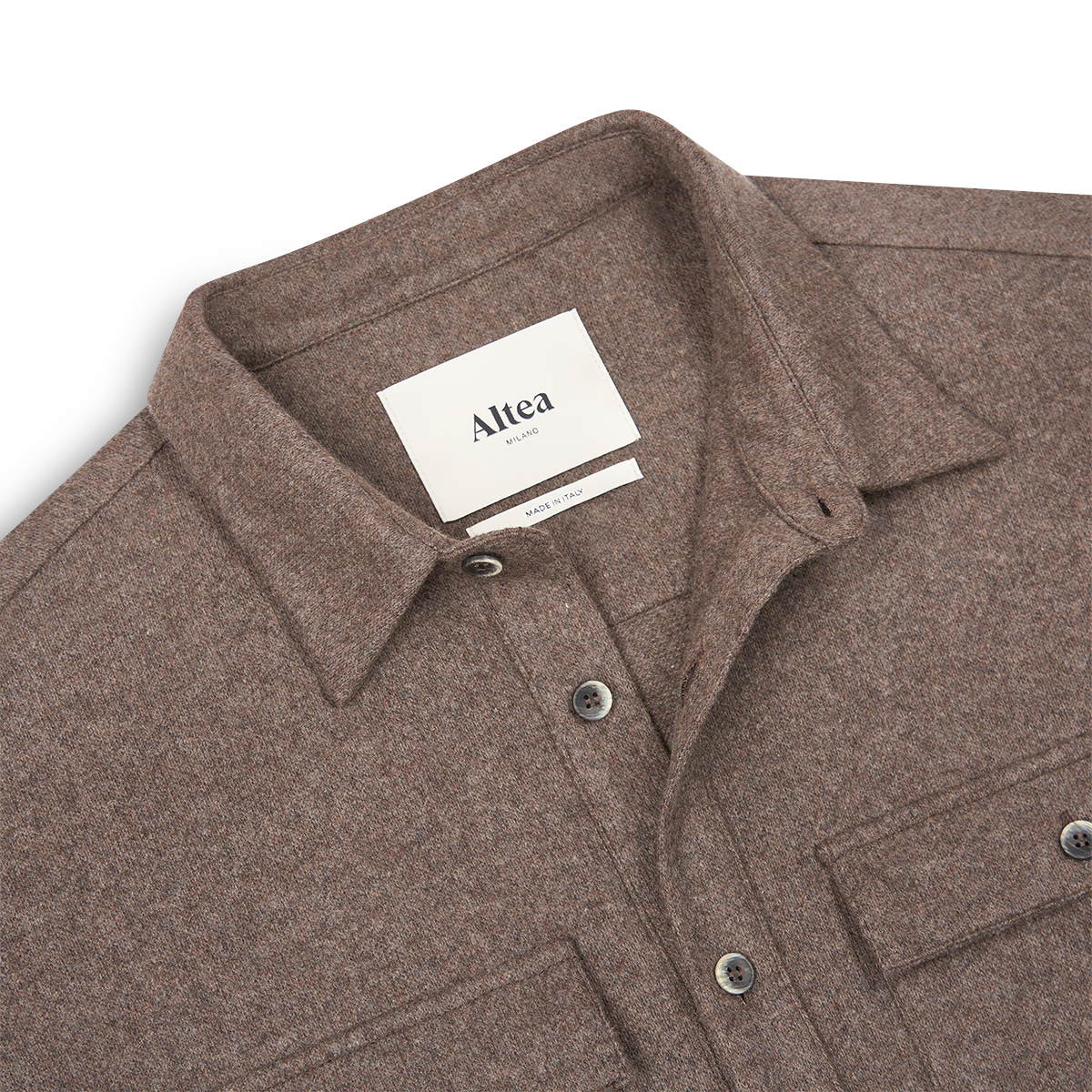 Taupe Cashmere Overshirt