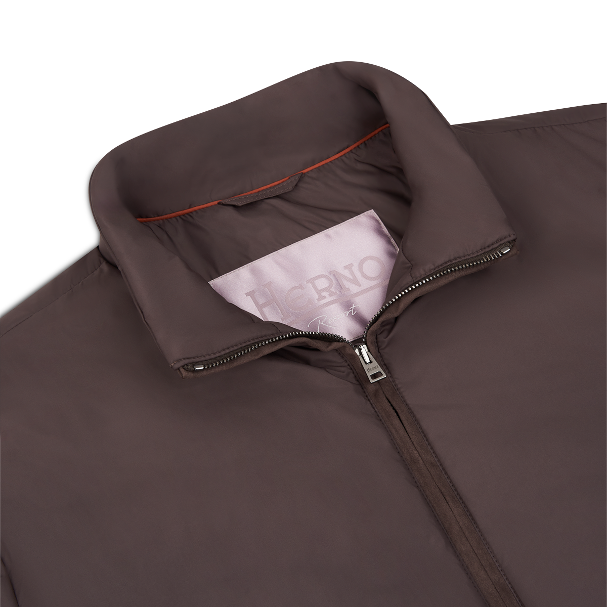 Brown Nylon Blouson