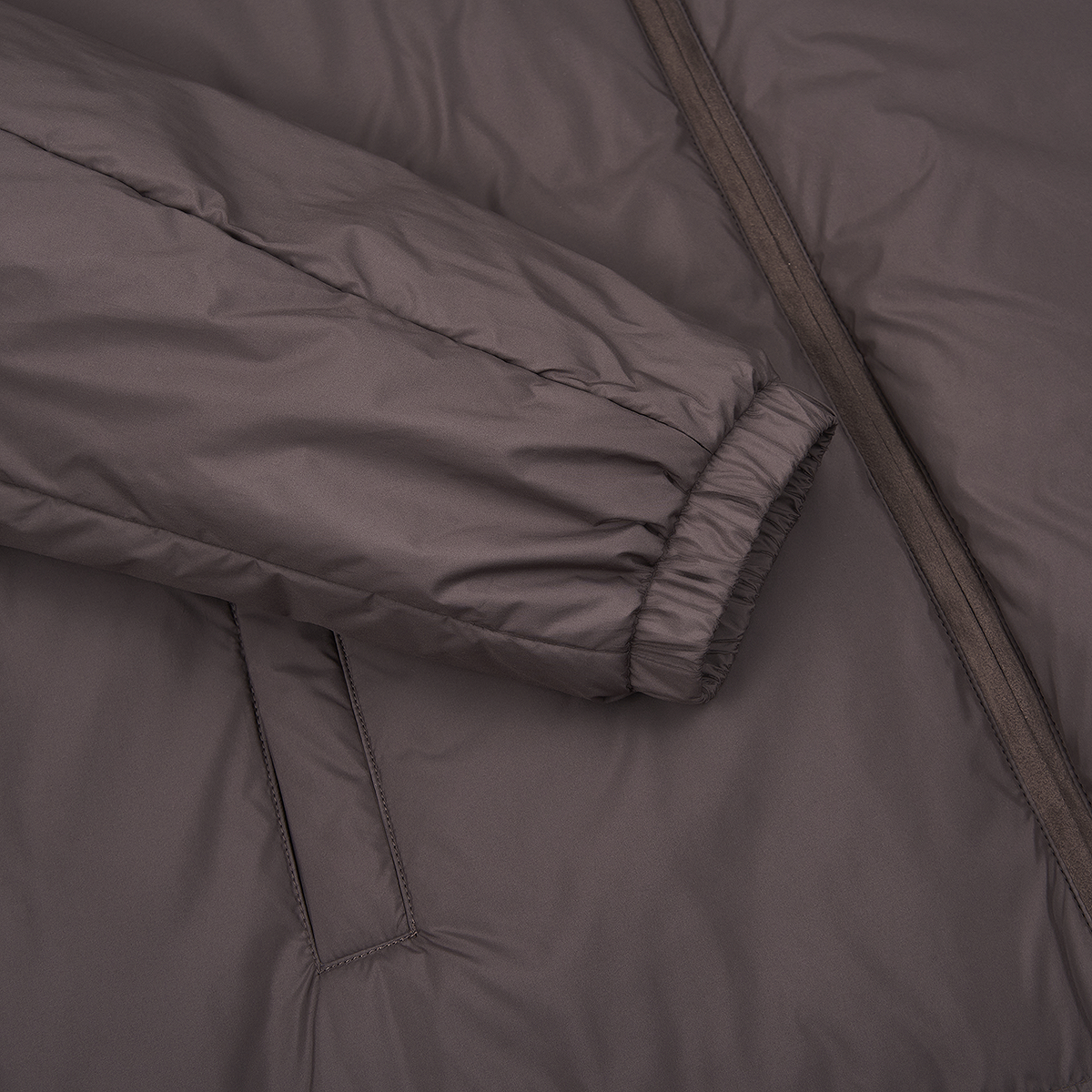 Brown Nylon Blouson