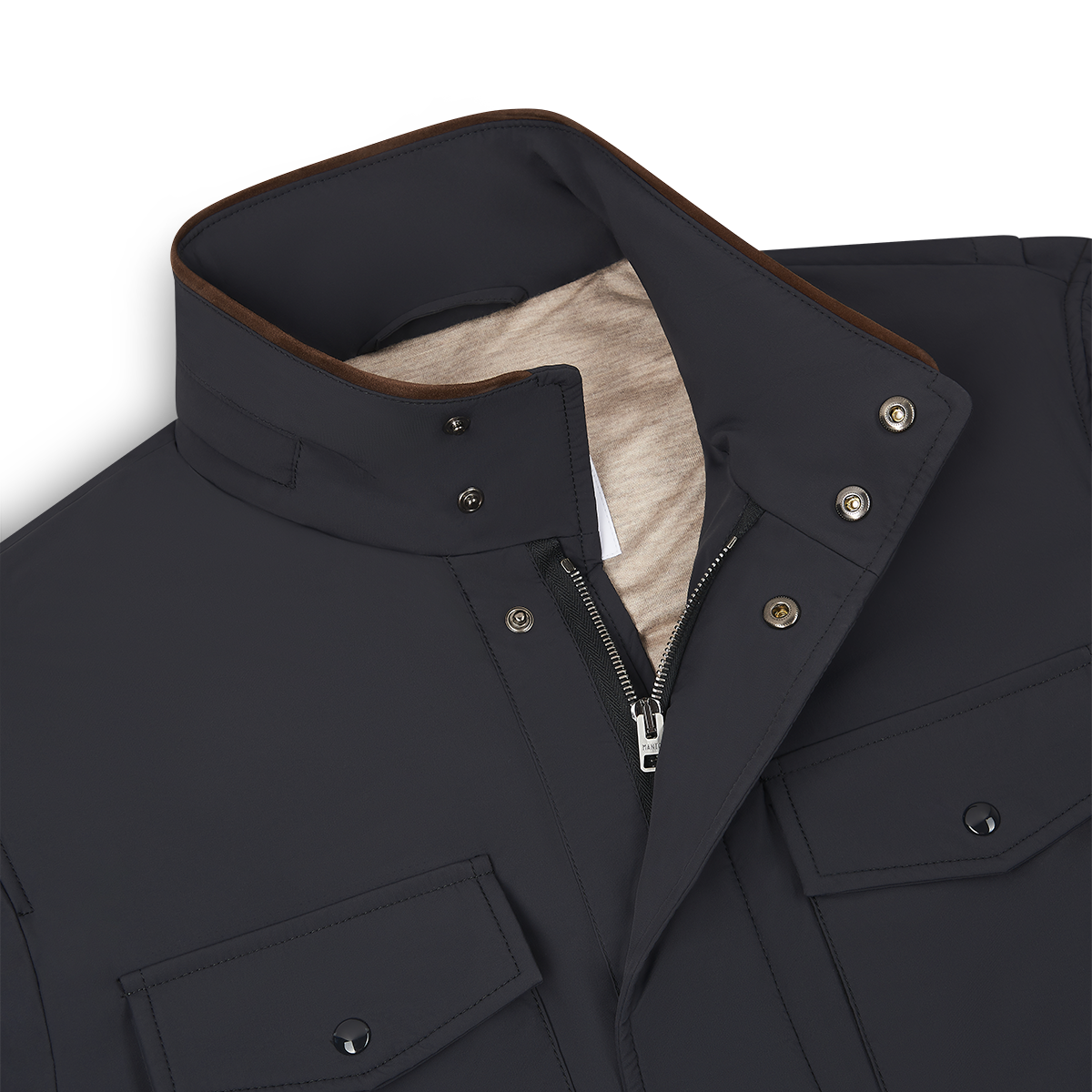 Navy Nylon Quattro Field Jacket