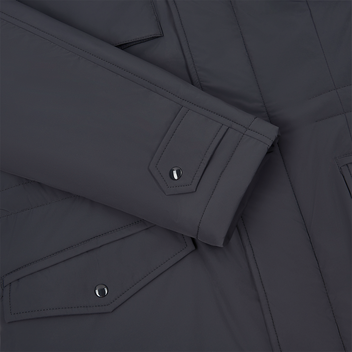 Navy Nylon Quattro Field Jacket