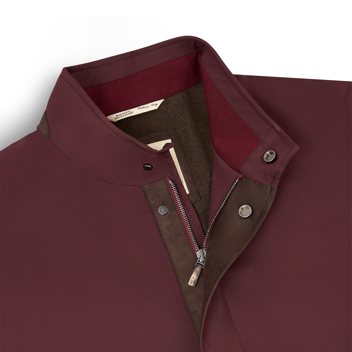 Burgundy Nylon Lined Pontaccio Blouson