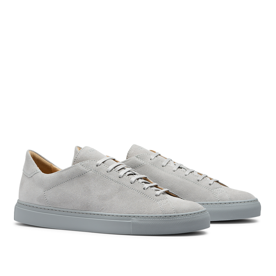Steel Grey Racquet Sr Suede Sneakers