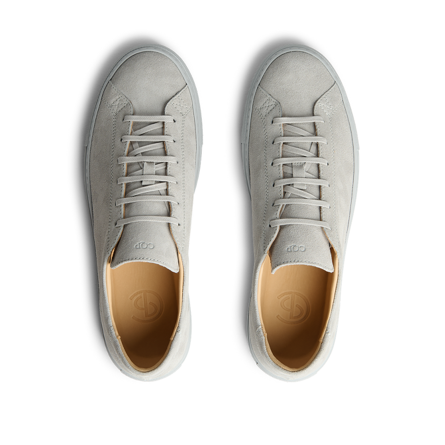 Steel Grey Racquet Sr Suede Sneakers