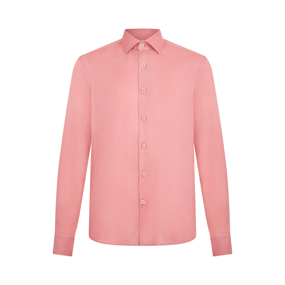 Pink Muslin Cotton Blend Beach Shirt