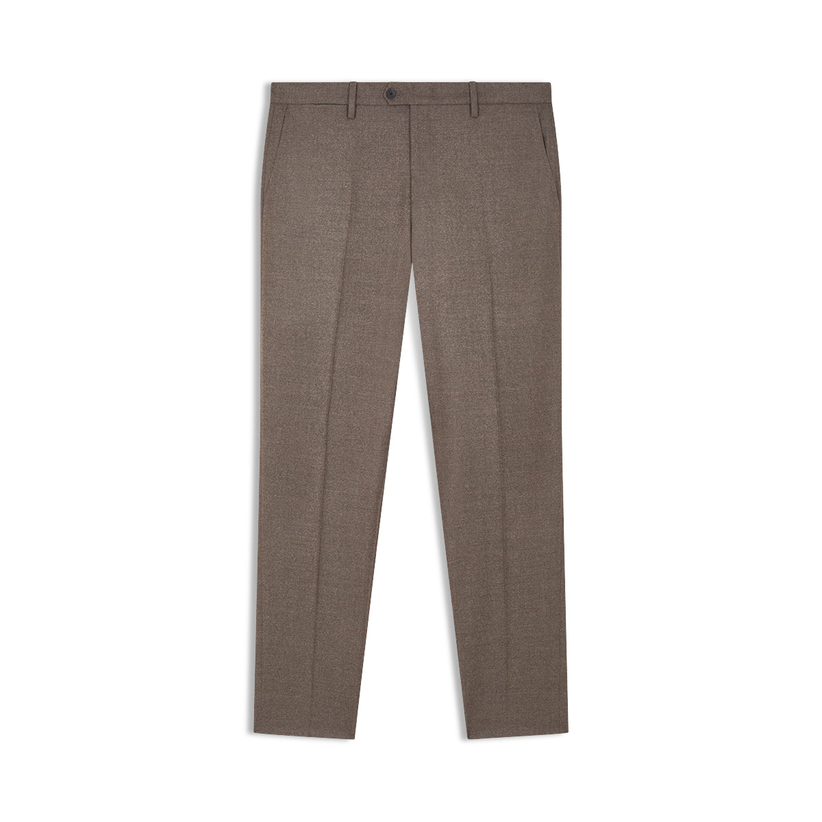 Brown Loro Piana Wool Jersey Trousers