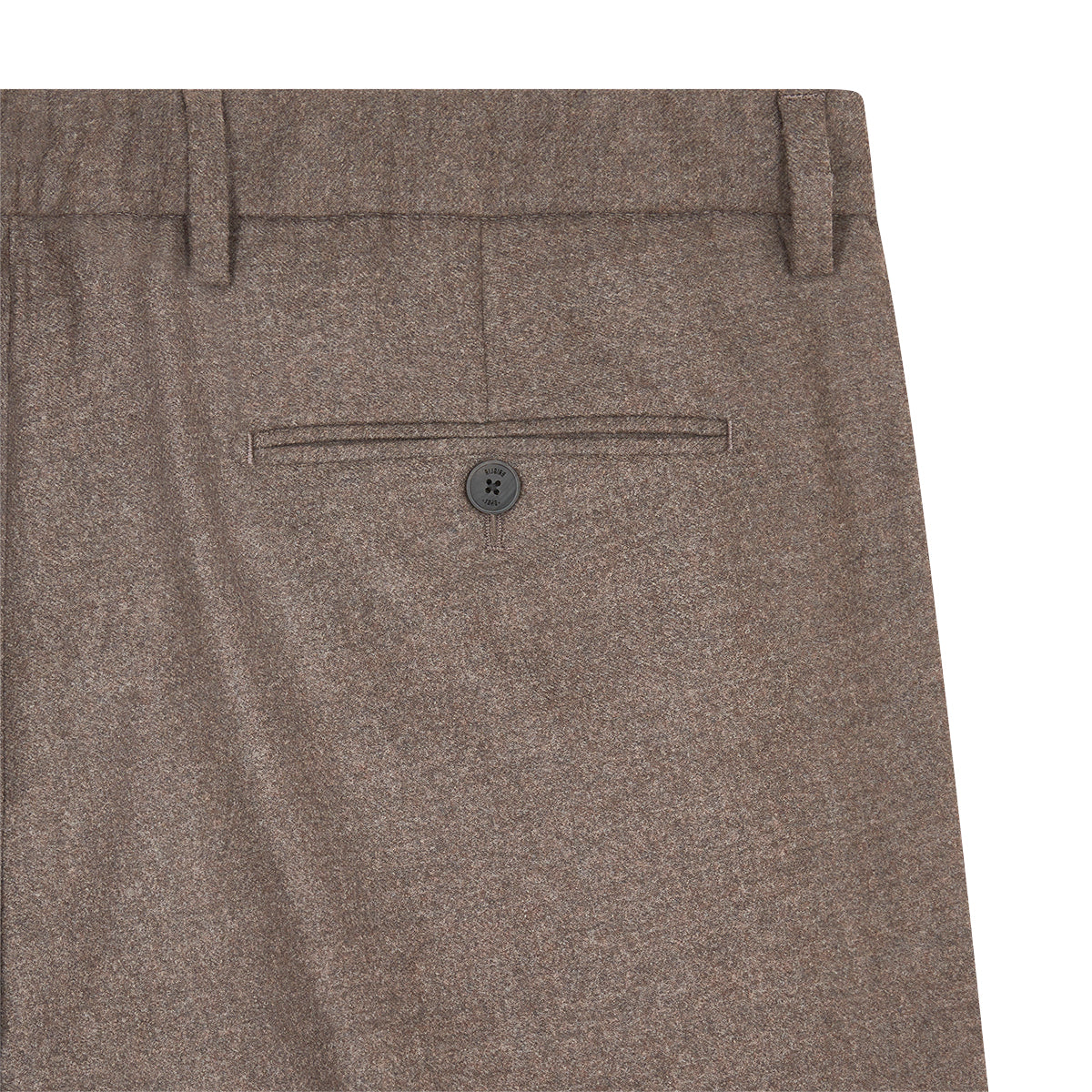 Brown Loro Piana Wool Jersey Trousers