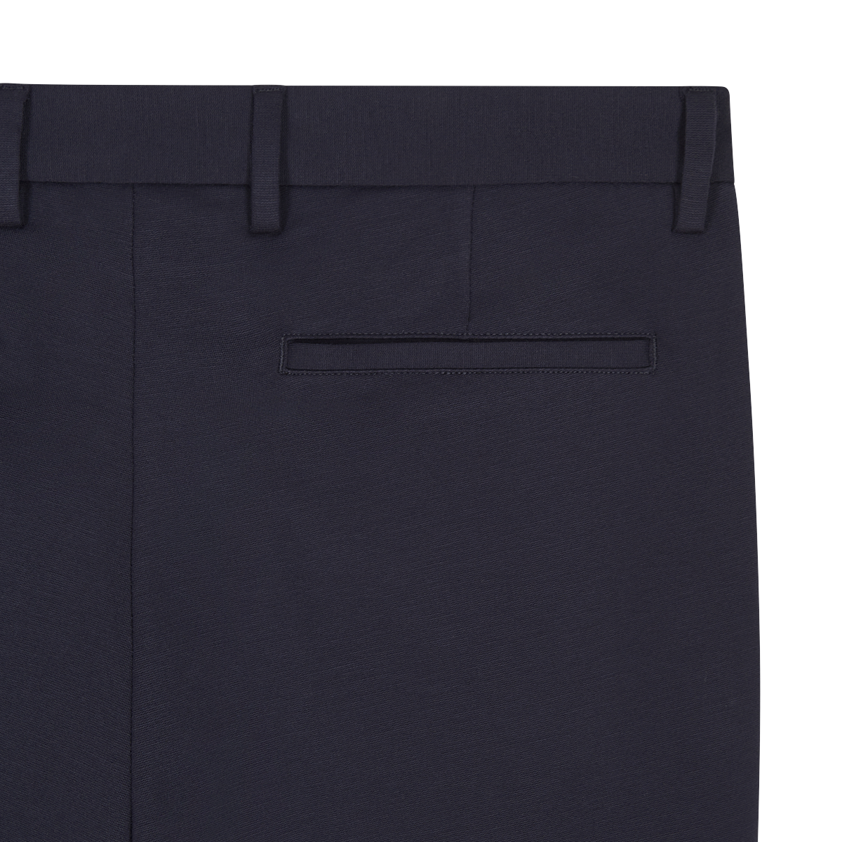 Navy Stretch Jersey Trousers