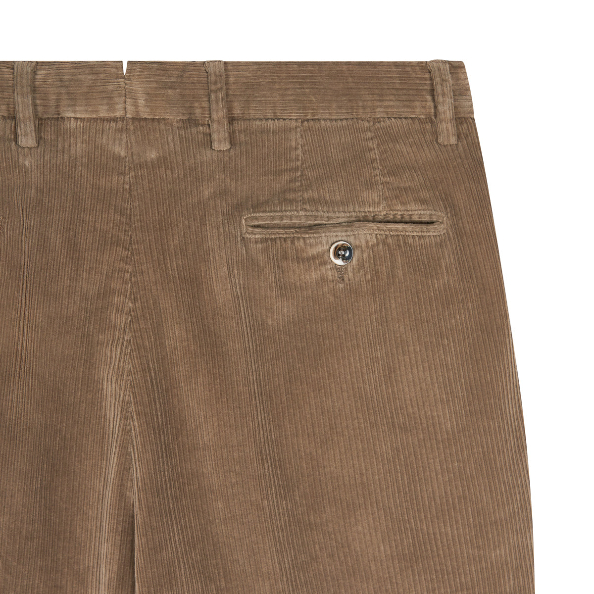 Sand Stretch Cotton Corduroy Trousers