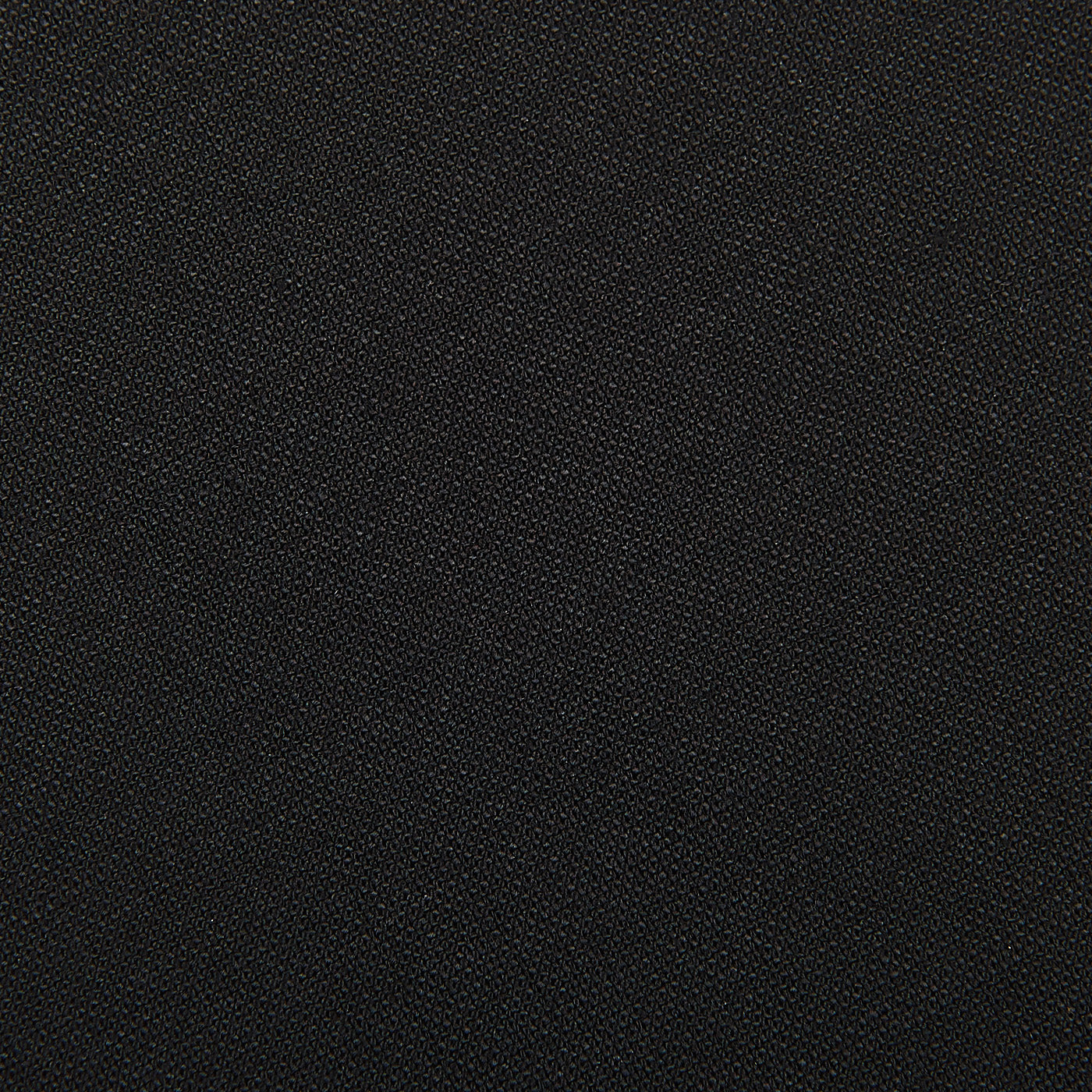 Canali Black Wool Stretch Flat Front Trousers Fabric