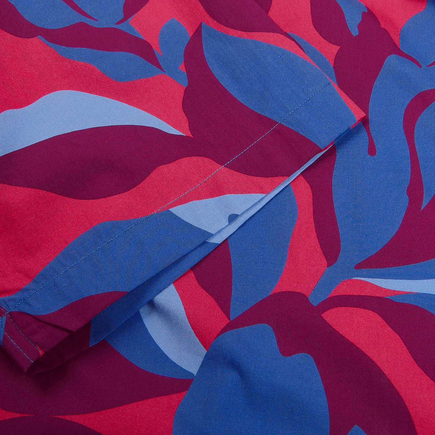 Canali Blue Printed Cotton Black Edition Shirt Cuff