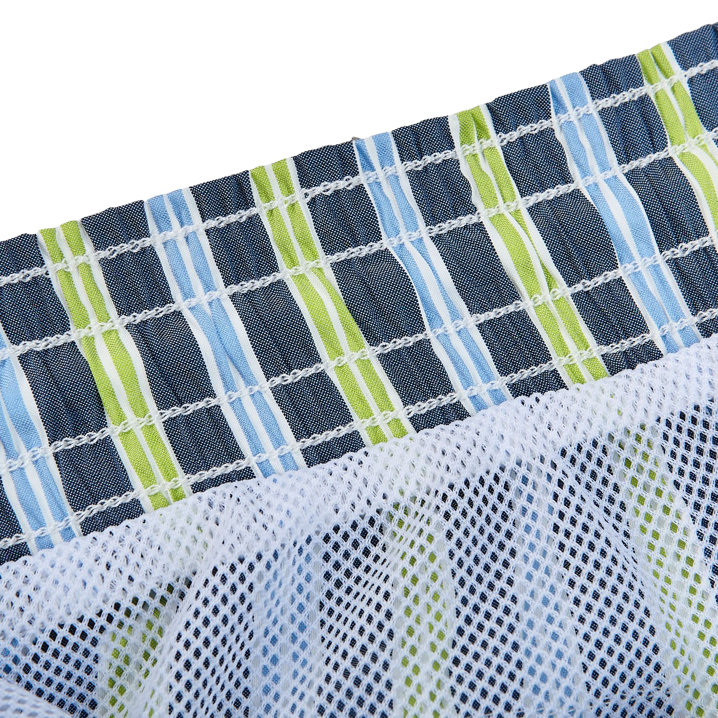 Canali Blue Printed Microfiber Swimshorts Inside