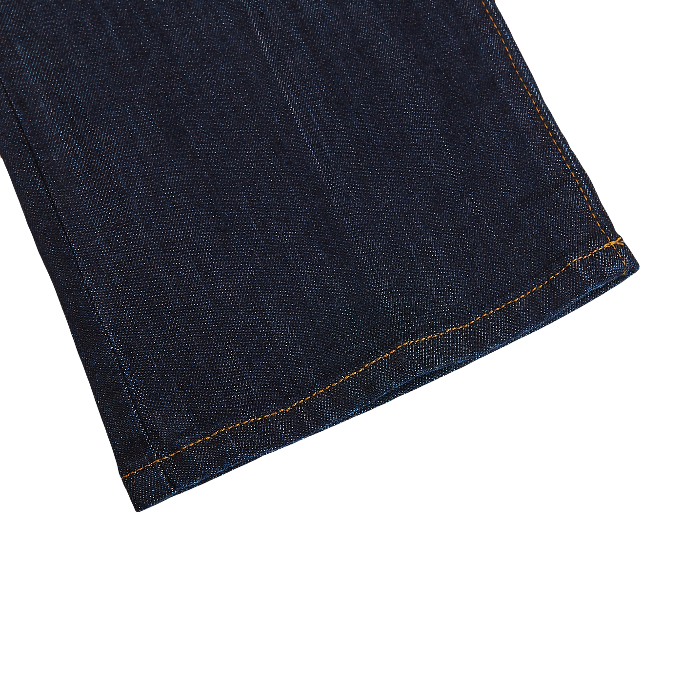 Canali Dark Indigo Cotton Stretch Jeans Cuff