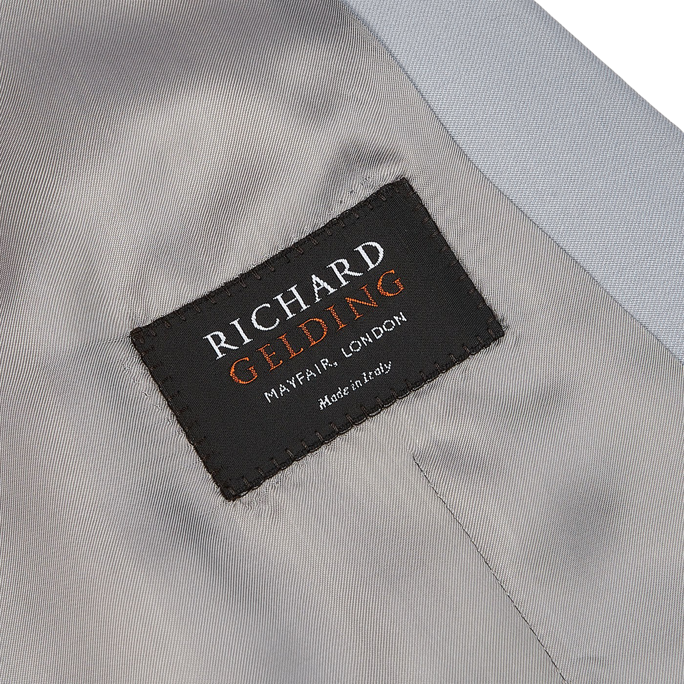 Canali Dove Grey Wool DB Waistcoat Inside