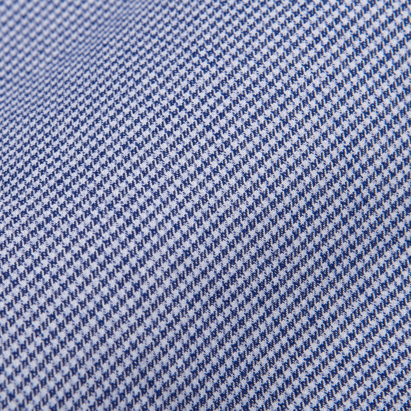 Canali Navy Cotton Puppytooth BD Casual Shirt Fabric