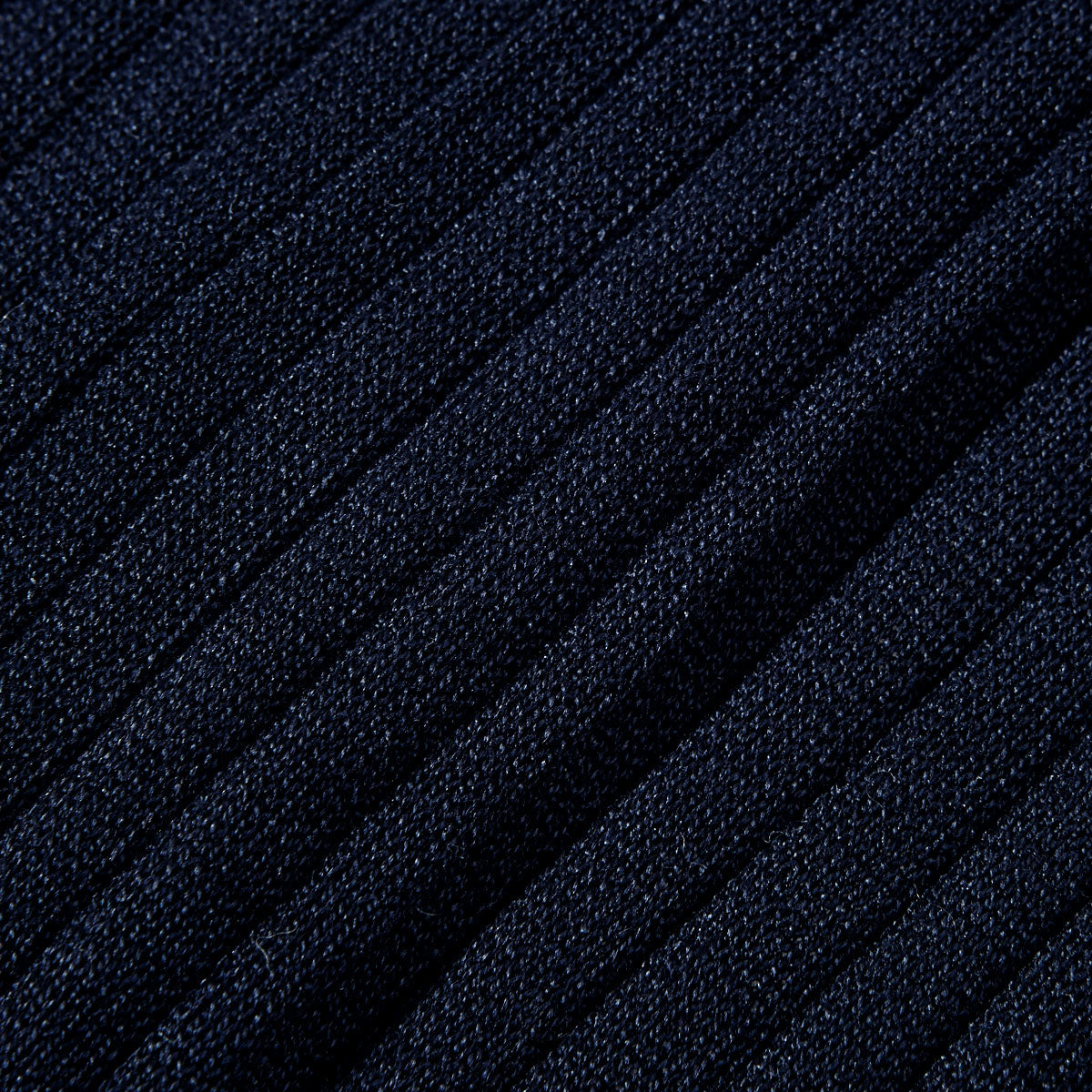 Navy Ribbed Cotton Socks