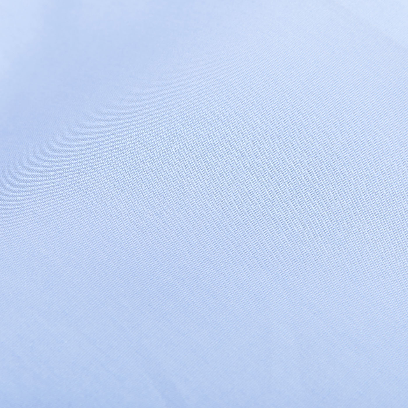 Canali Sky Blue Plain Cotton Shirt Fabric