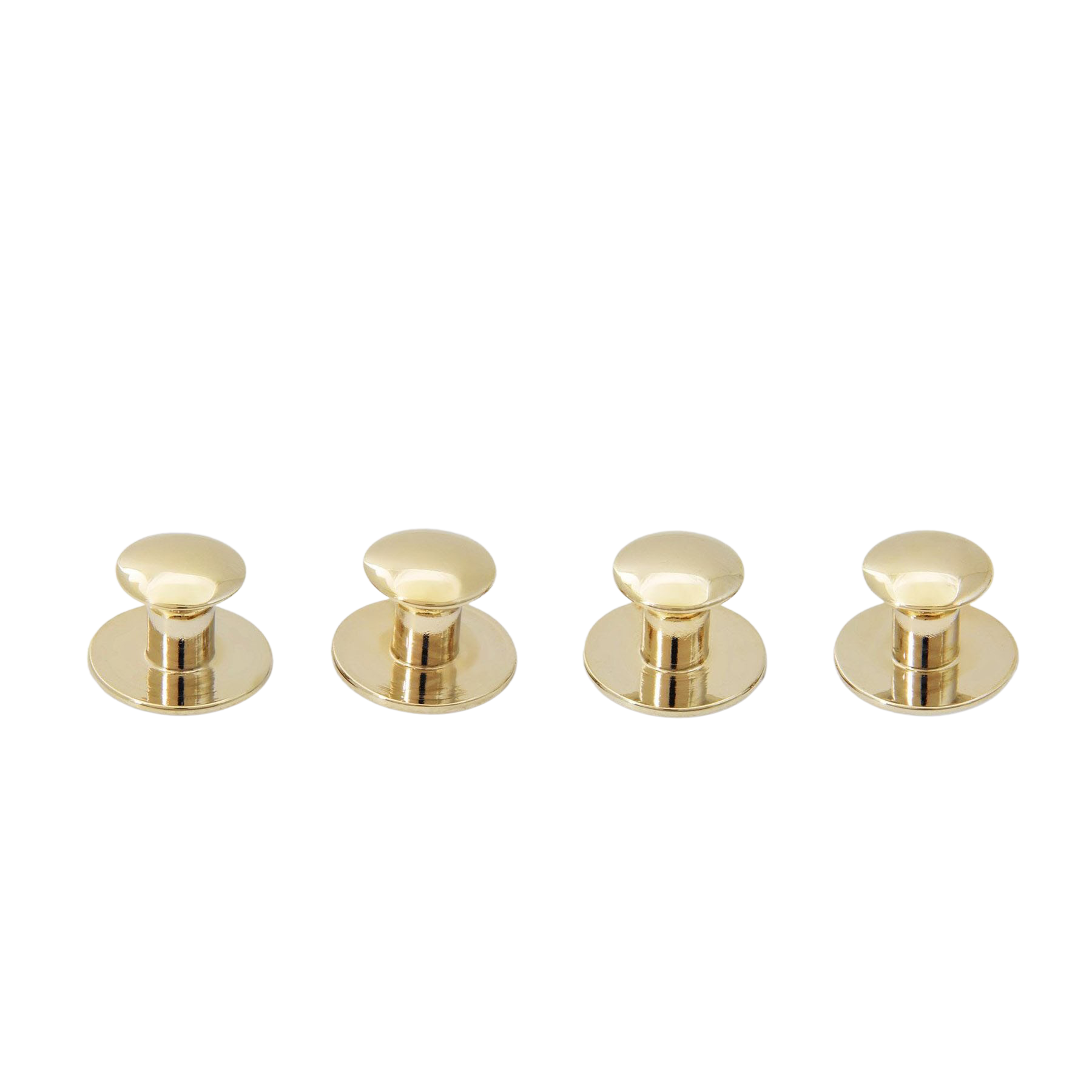 Codis Maya Solid Brass Gold Plated Bow Stud Set Feature
