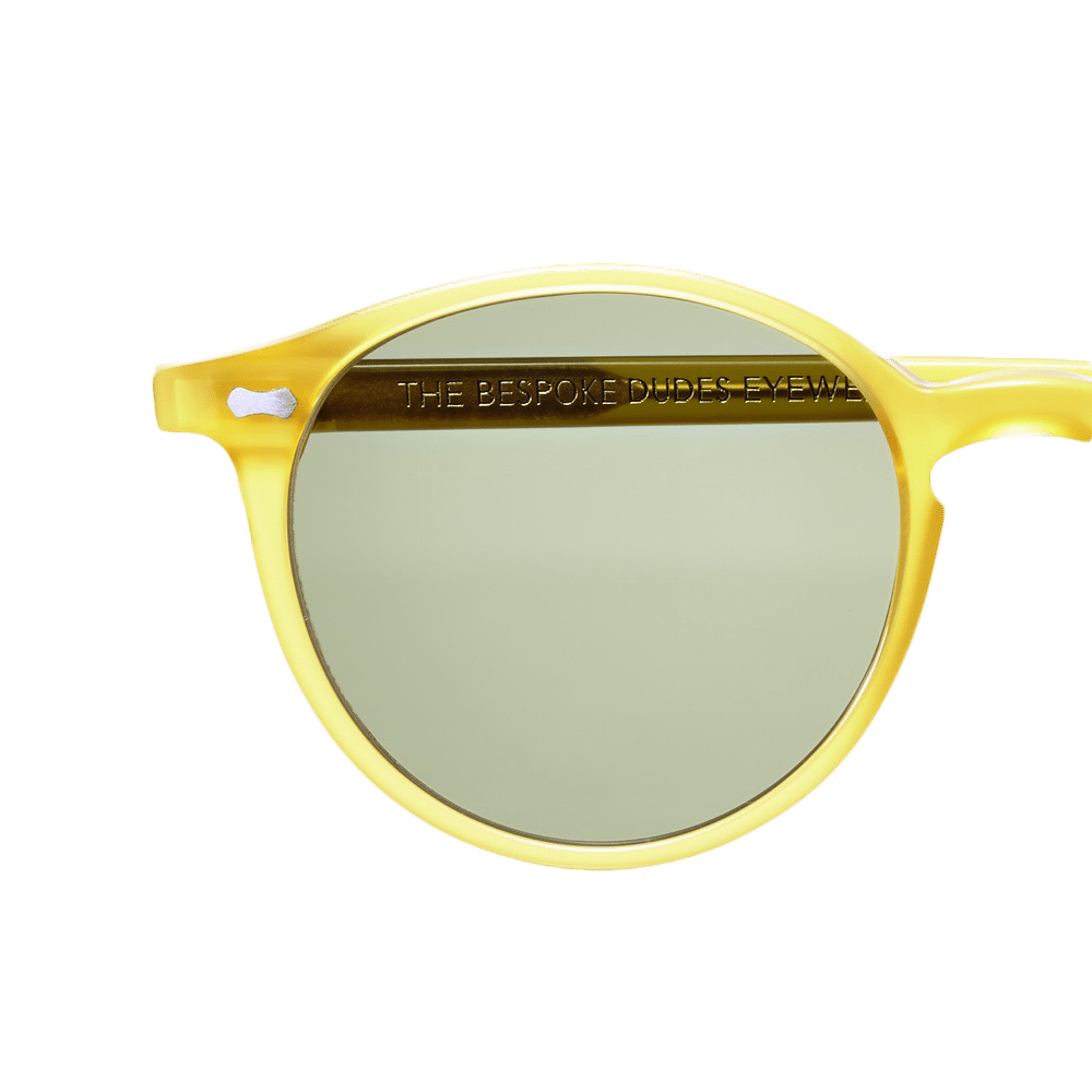 The Bespoke Dudes Cran Honey Bottle Green Lenses