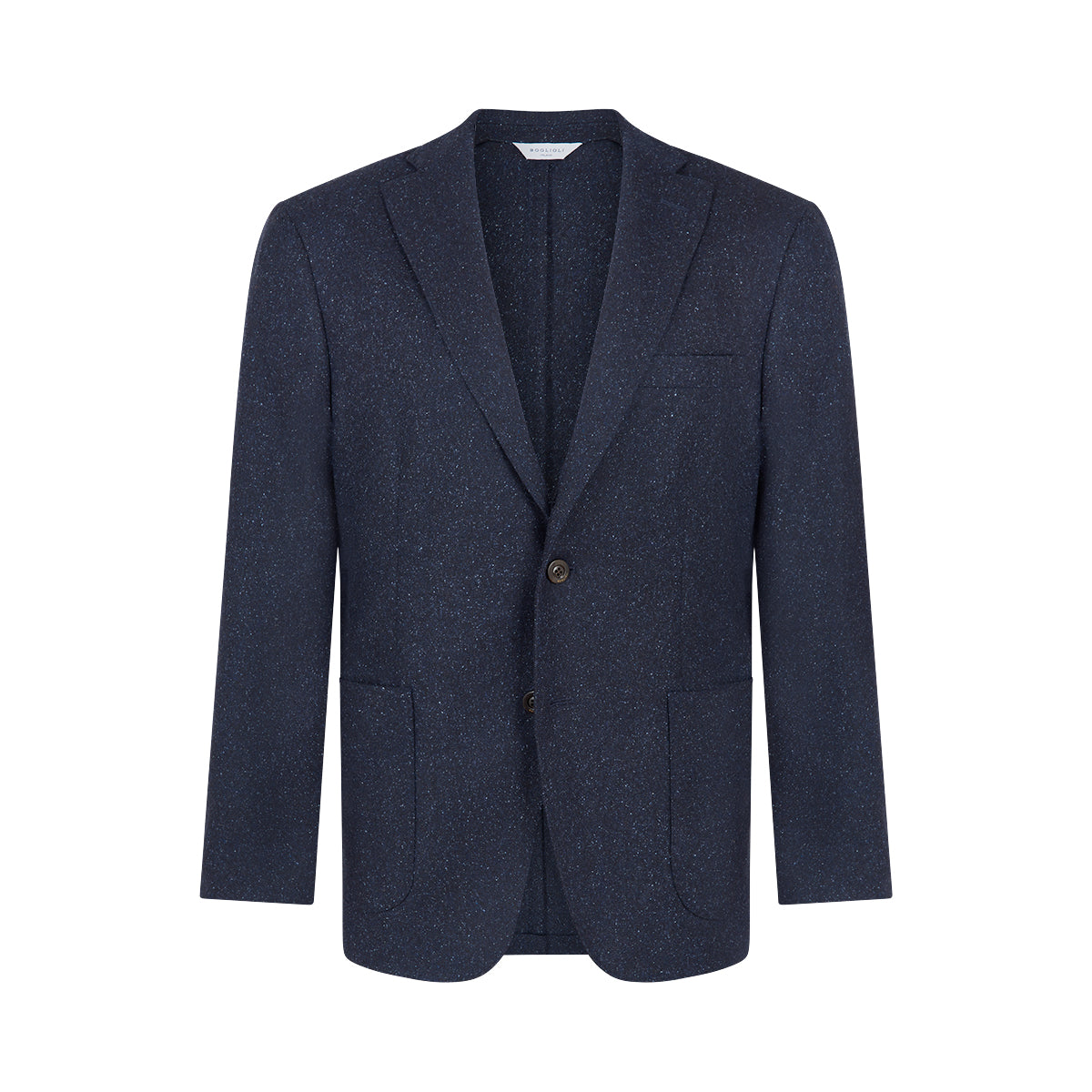 Navy Donegal Virgin Wool Quarter Lined K Jacket Suit