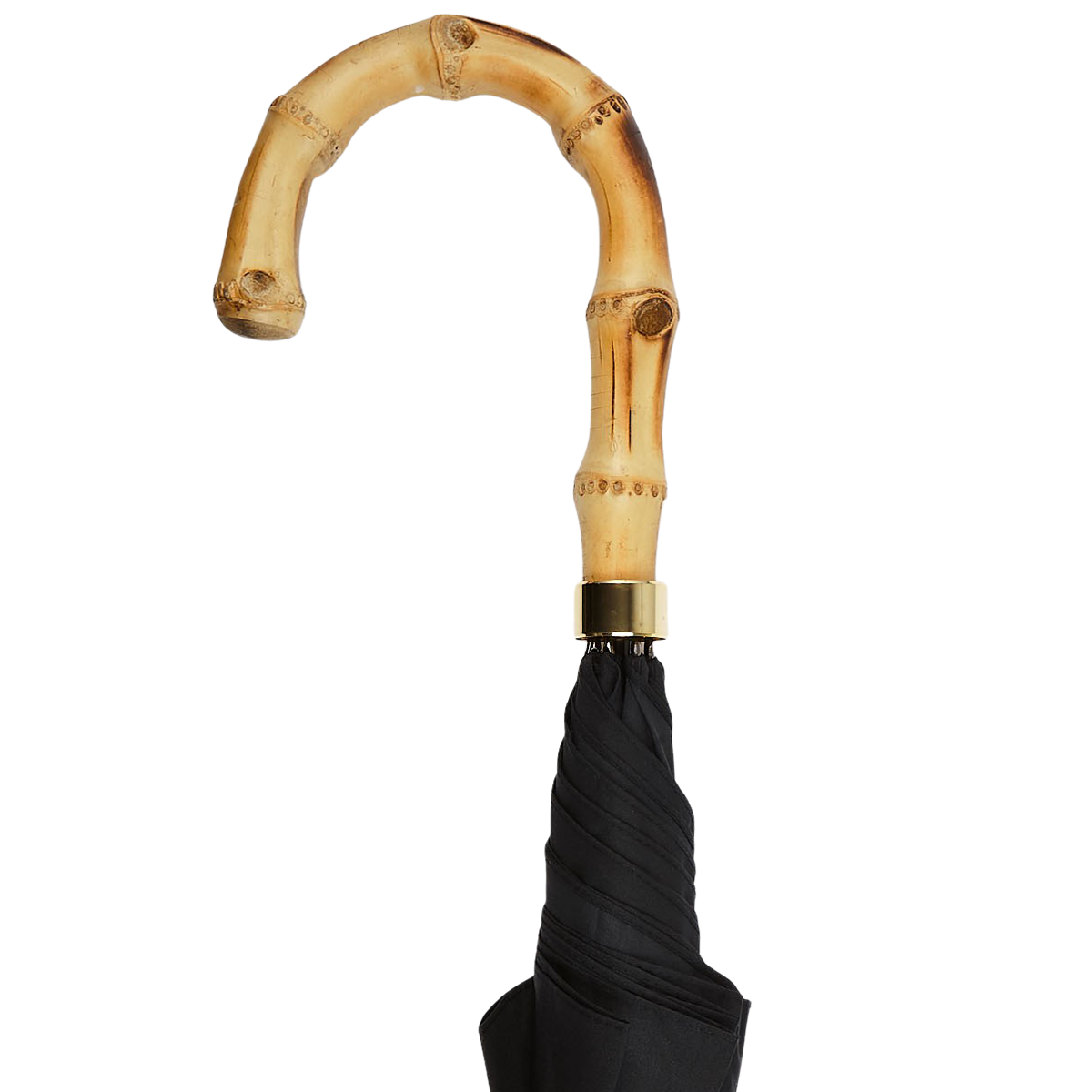 Fox Umbrellas Black Light Whangee Handle Umbrella Handle