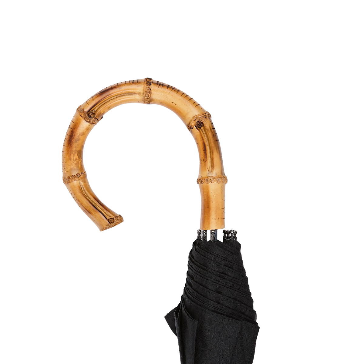 Fox Umbrellas Black Telescopic Whangee Handle Umbrella Handle1.