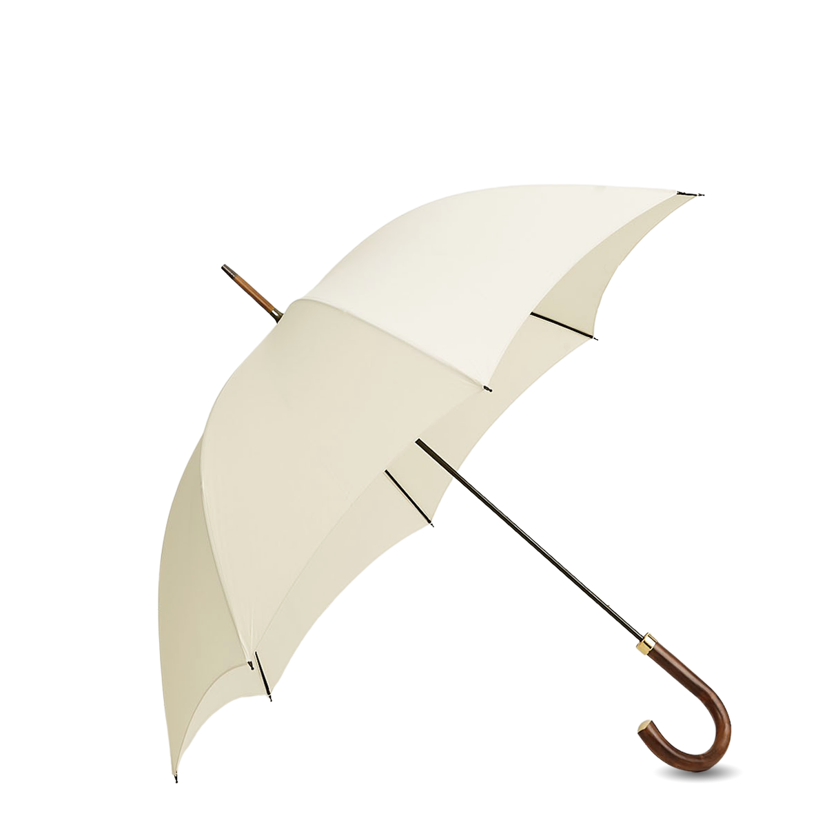 Fox Umbrellas Cream Light Hardwood Handle Umbrella Feature